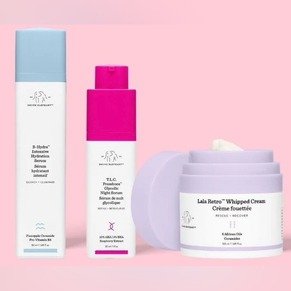 NEW Drunk Elephant Skincare Set - 3 Pieces